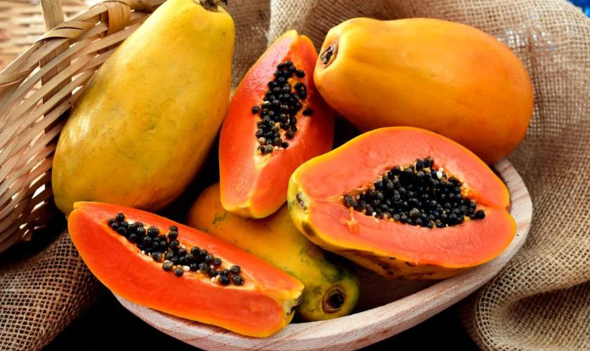 Ăn đu đủ lấy may đầu năm