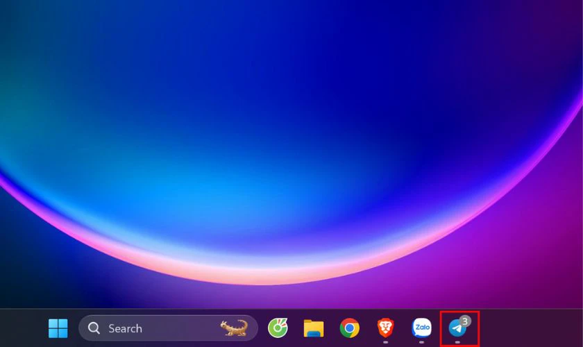 Có thể sắp xếp vị trí các app hiển thị trên thanh Taskbar