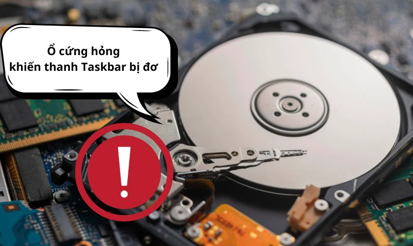 Vì sao thanh Taskbar lại bị đơ trong quá trình sử dụng?