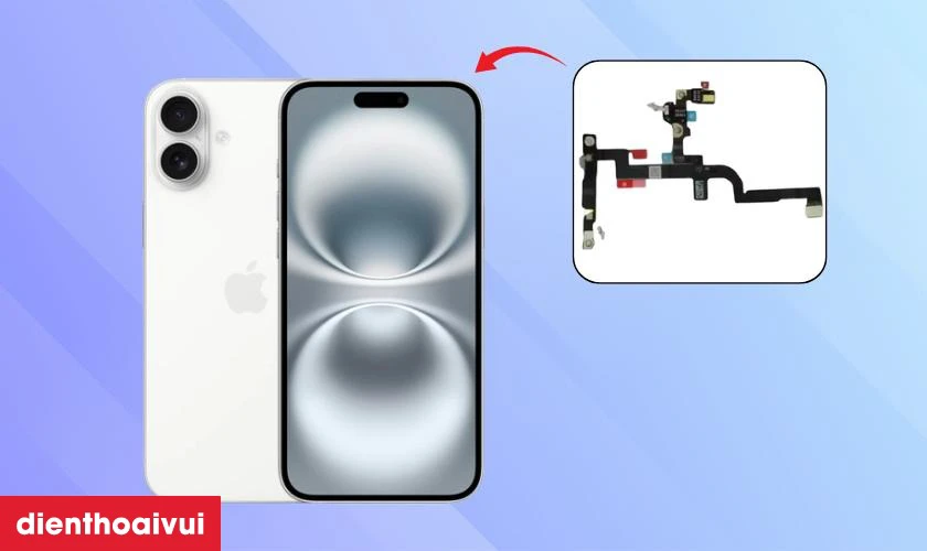Thay anten bluetooth NFC iPhone 16 Plus