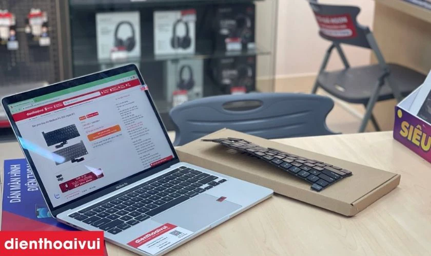 Dịch vụ thay b&agrave;n ph&iacute;m laptop tại Điện Thoại Vui