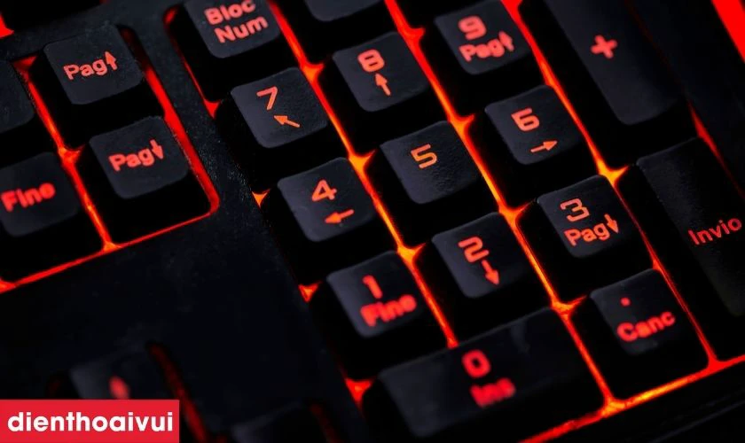 Lỗi bị liệt b&agrave;n ph&iacute;m số tr&ecirc;n laptop