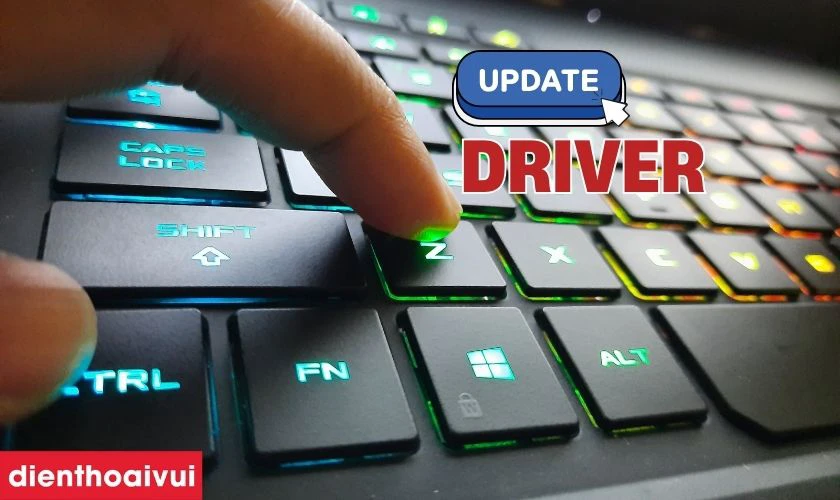Ph&iacute;m kh&ocirc;ng g&otilde; được do c&agrave;i đặt lỗi Driver