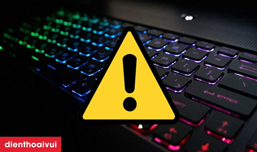 Kh&ocirc;ng bật được đ&egrave;n b&agrave;n ph&iacute;m laptop Asus