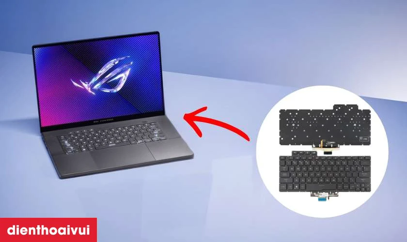 Thay b&agrave;n ph&iacute;m laptop Asus ROG Zephyrus G14 gi&aacute; bao nhi&ecirc;u?