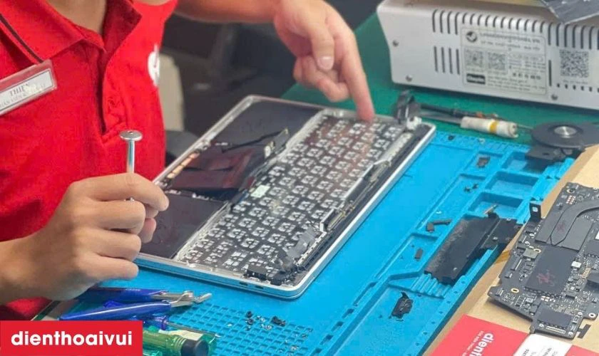 Bàn phím mới được test toàn bộ chức năng như độ nhạy, độ nảy