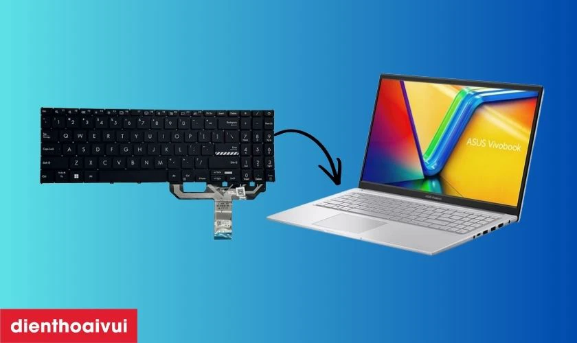 B&agrave;n ph&iacute;m Asus VivoBook OLED X1504 bị lỗi ảnh hưởng như thế n&agrave;o?