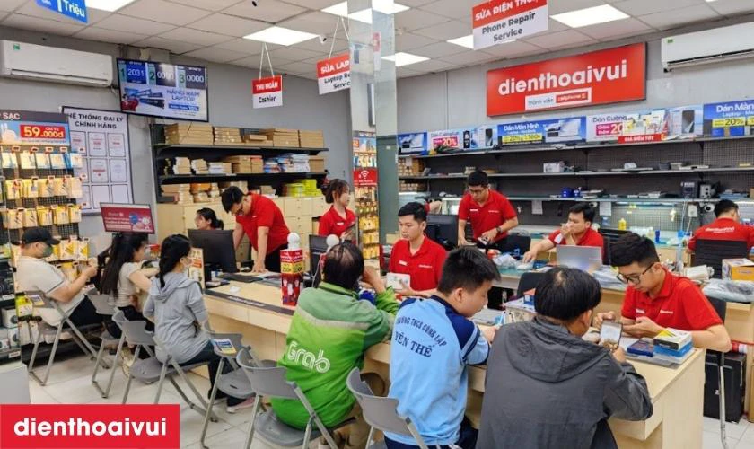 Quy tr&igrave;nh thay b&agrave;n ph&iacute;m laptop ASUS VivoBook X556 tại Điện Thoại Vui