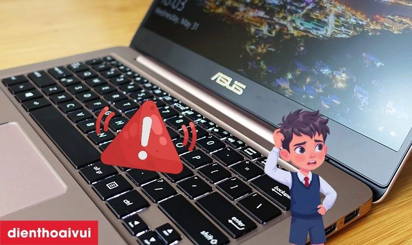 B&agrave;n ph&iacute;m Asus ZenBook UX410 bị lỗi ảnh hưởng như thế n&agrave;o?