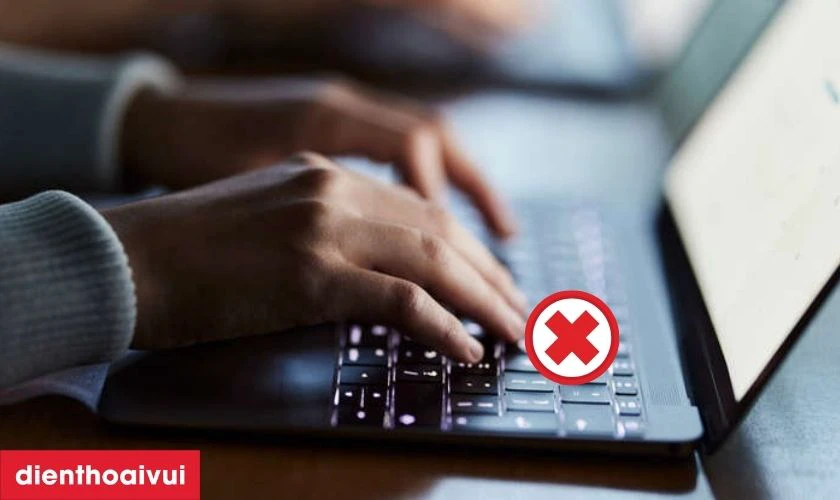 Dấu hiệu nhận biết bàn phím laptop bị hỏng