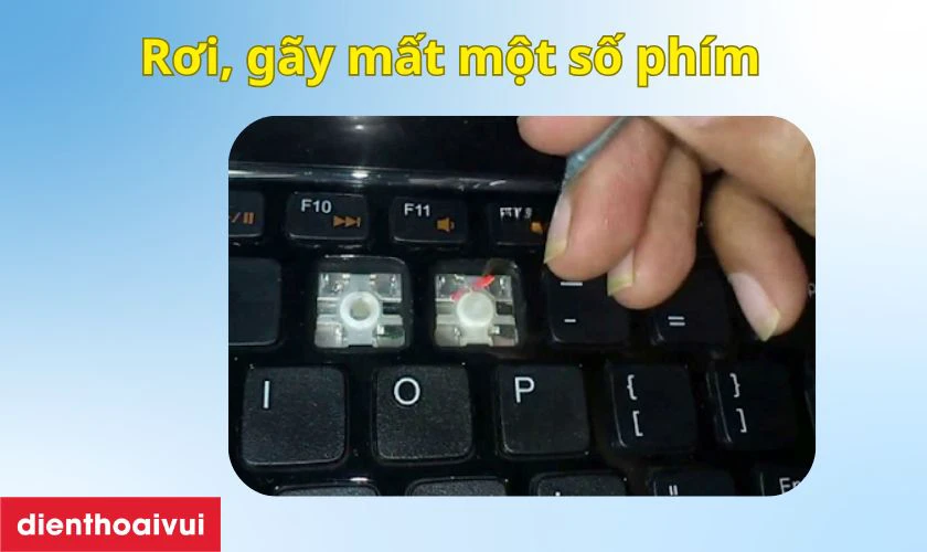 Tiếp nhận laptop bị hỏng bàn phím