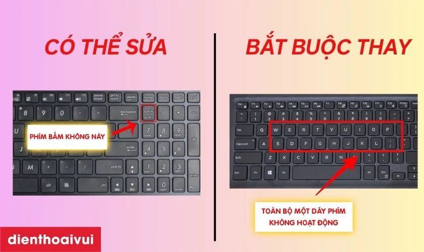 Khi n&agrave;o bắt buộc phải thay b&agrave;n ph&iacute;m laptop HP Compaq 420?
