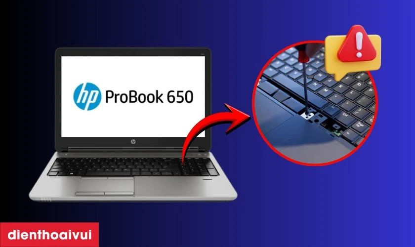 Dấu hiệu b&agrave;n ph&iacute;m laptop HP Probook 650 G1 bị lỗi cần thay ngay