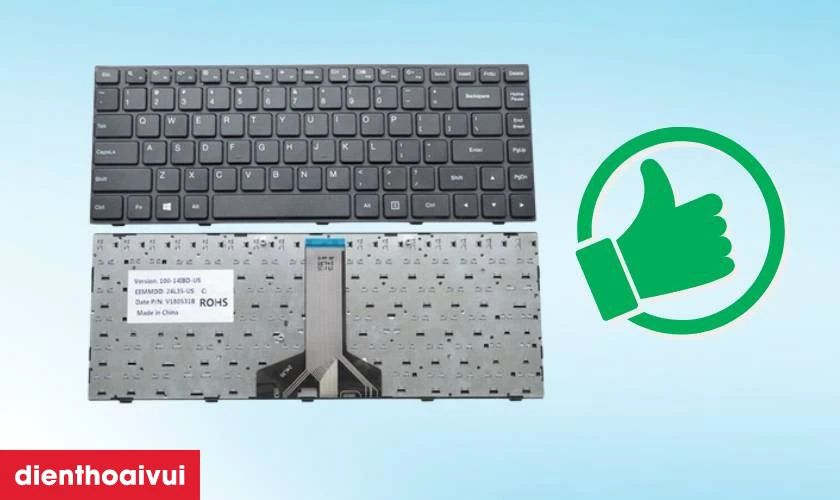 Nên chọn loại bàn phím nào khi thay bàn phím Lenovo IdeaPad 100-14IBD?