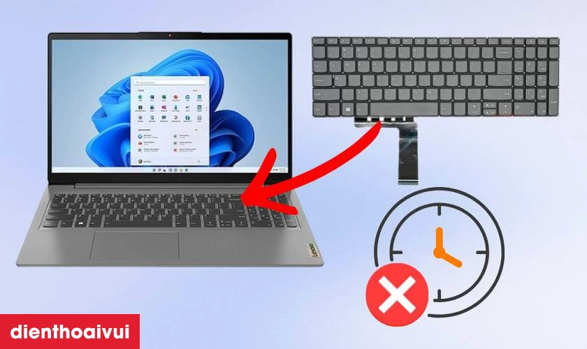 Nguy&ecirc;n nh&acirc;n b&agrave;n ph&iacute;m Lenovo IdeaPad 3 15IAU7 bị hỏng