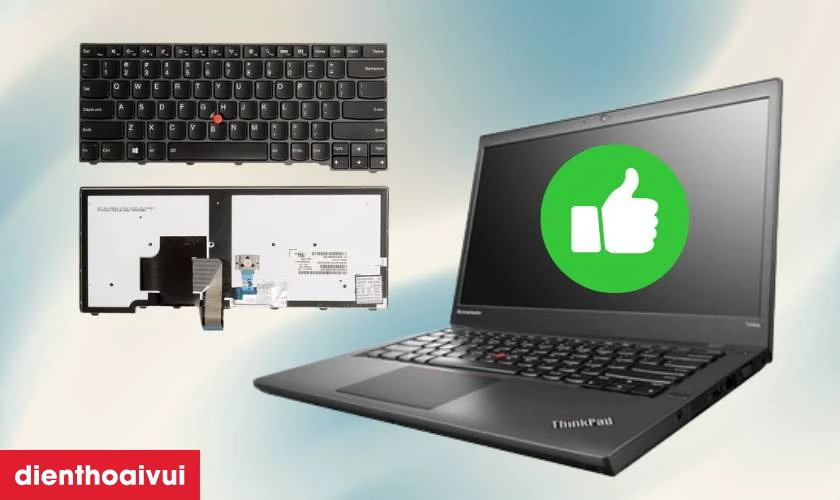 Quy tr&igrave;nh thay b&agrave;n ph&iacute;m laptop Lenovo Thinkpad T440S