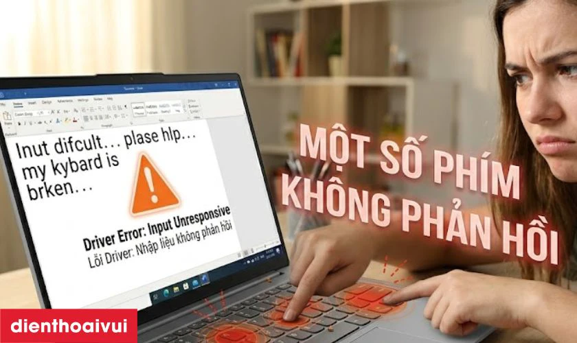Cách nhận biết bàn phím laptop Lenovo Yoga Slim 7 14ITL05 cần thay