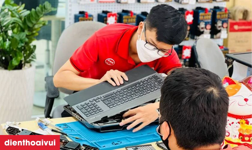 Quy trình thay bàn phím laptop