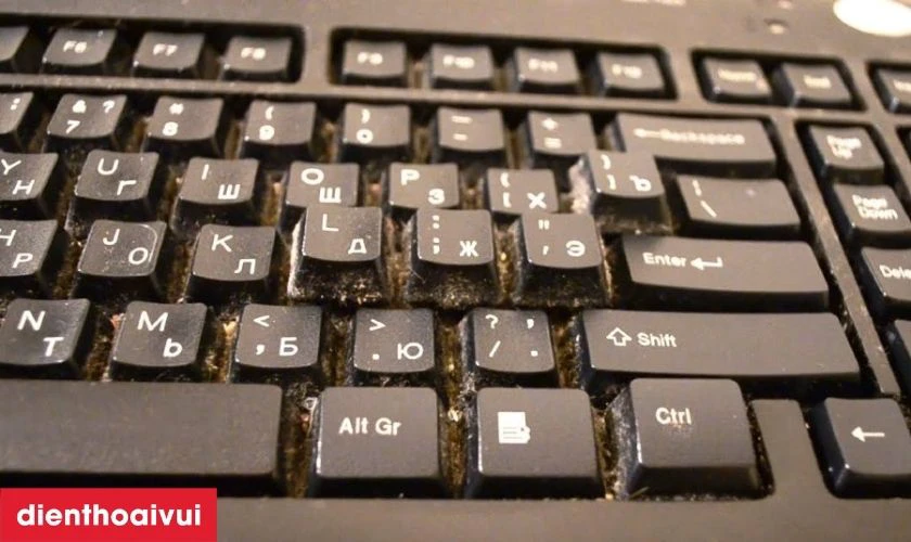 Nguy&ecirc;n nh&acirc;n b&agrave;n ph&iacute;m MSI Bravo 15 B5DD bị hỏng