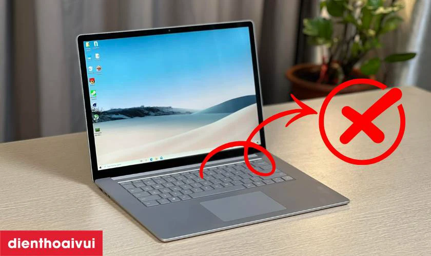 C&aacute;ch nhận biết b&agrave;n ph&iacute;m Surface Laptop 3 cần thay