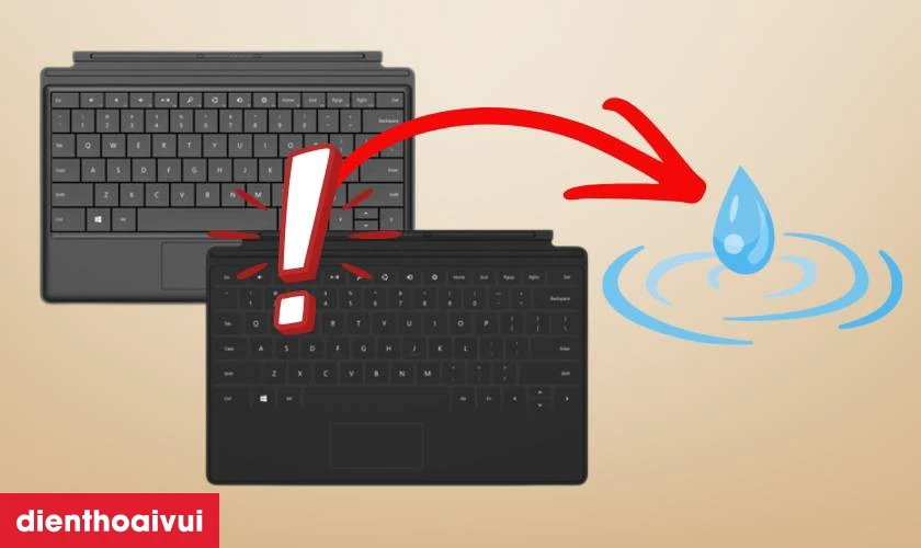 Nguyên nhân bàn phím Surface Pro 2 bị hỏng