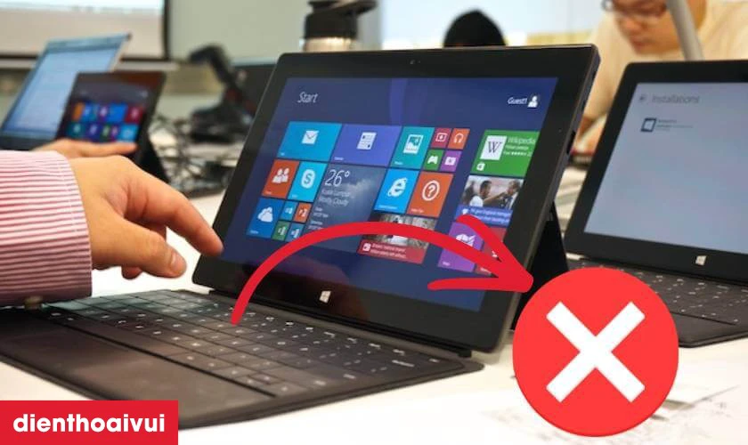 Cách nhận biết bàn phím Surface Pro 2 cần thay