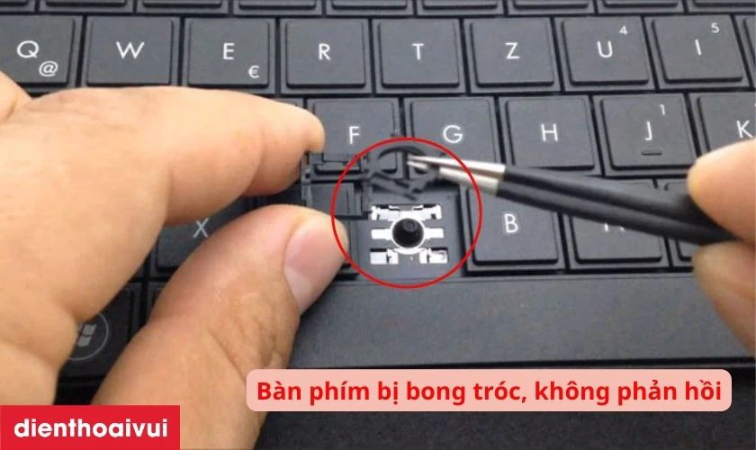 C&aacute;ch nhận biết b&agrave;n ph&iacute;m Surface Pro 6 cần thay