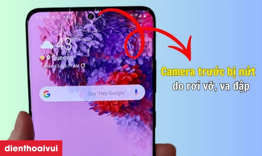 Nguyên nhân khiến camera trước Samsung