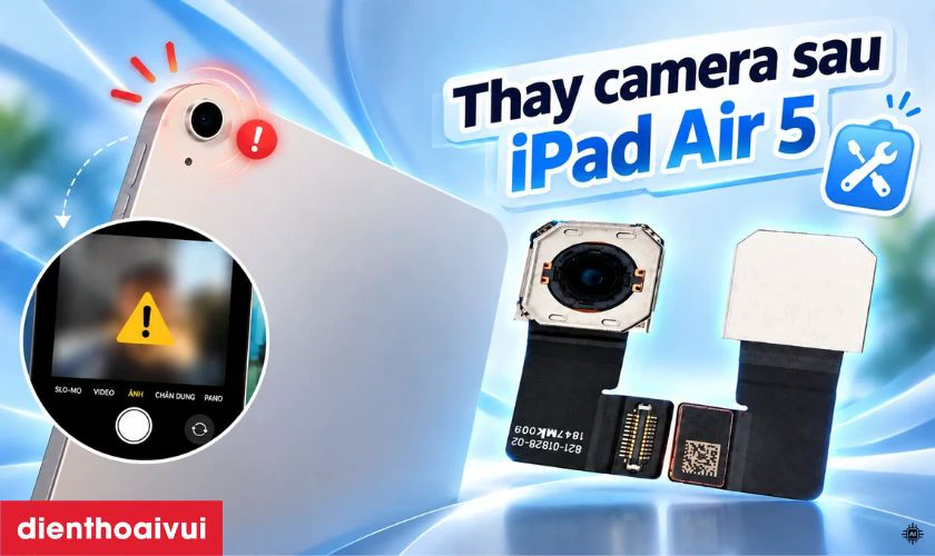Có nên camera sau cho iPad Air 5 không?
