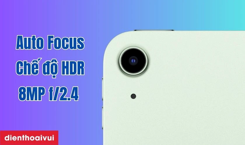 Thông tin về camera sau điện thoại iPad Mini 4