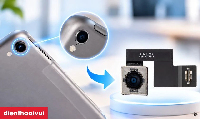C&oacute; n&ecirc;n thay camera sau cho iPad Pro 12.9 inch 2017 kh&ocirc;ng?