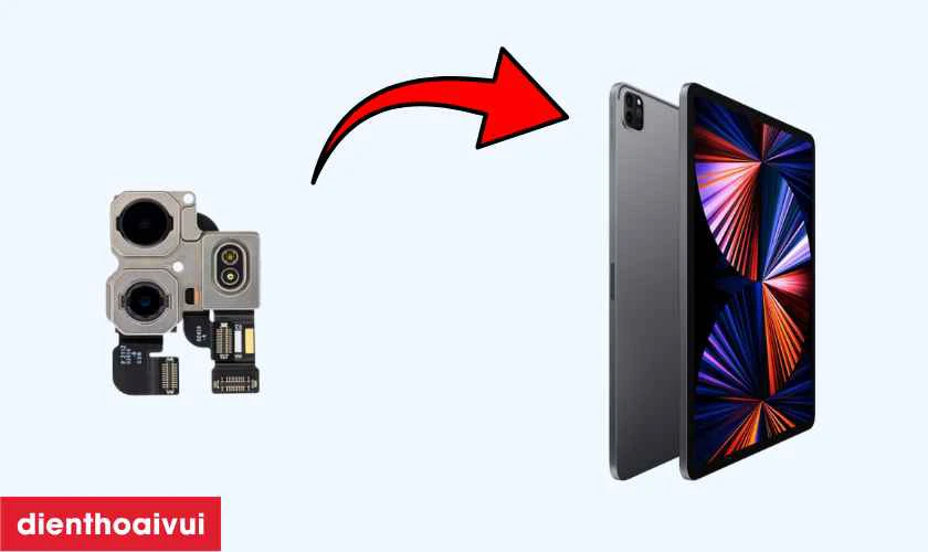 C&oacute; n&ecirc;n thay camera sau cho iPad Pro 12.9 inch 2021 (M1) kh&ocirc;ng?