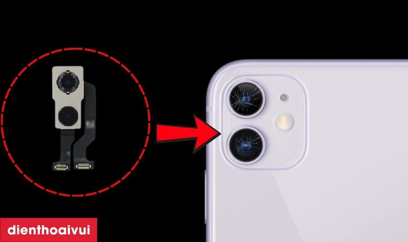 Thay camera sau iPhone 11 ch&iacute;nh h&atilde;ng Hatech l&agrave; g&igrave;?