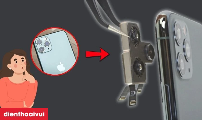 Thay camera sau iPhone 11 Pro Max h&atilde;ng Hatech l&agrave; lựa chọn tốt nhất
