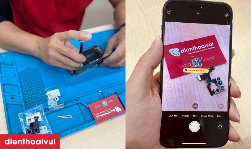 Kiểm tra chất lượng camera sau khi thay