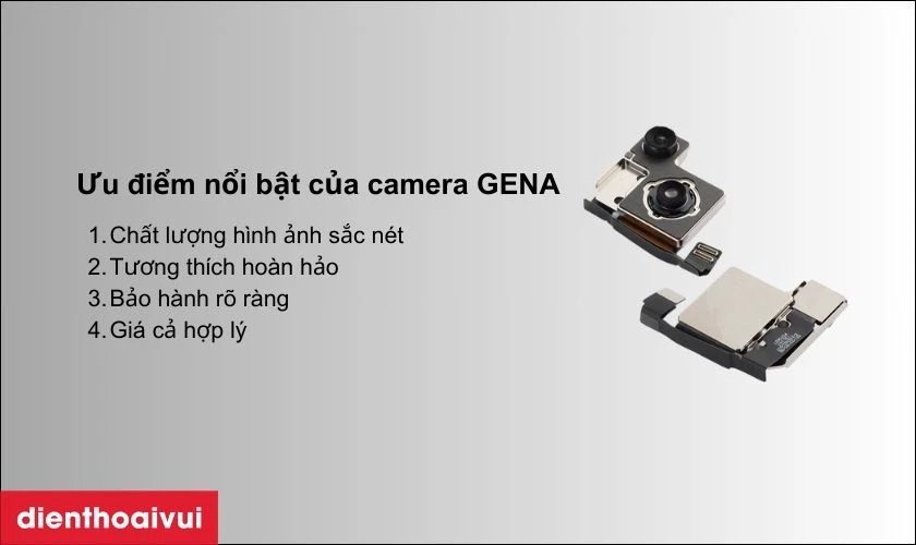 Thay camera sau iPhone 13 ch&iacute;nh h&atilde;ng GENA c&oacute; tốt kh&ocirc;ng?