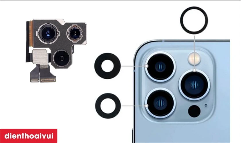 Camera sau iPhone bị hư có sửa được không?