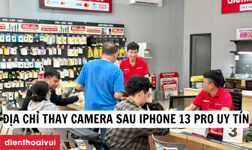 Địa chỉ thay camera sau iPhone 13 Pro chính hãng GENA uy tín, lấy liền lại TPHCM và Hà Nội