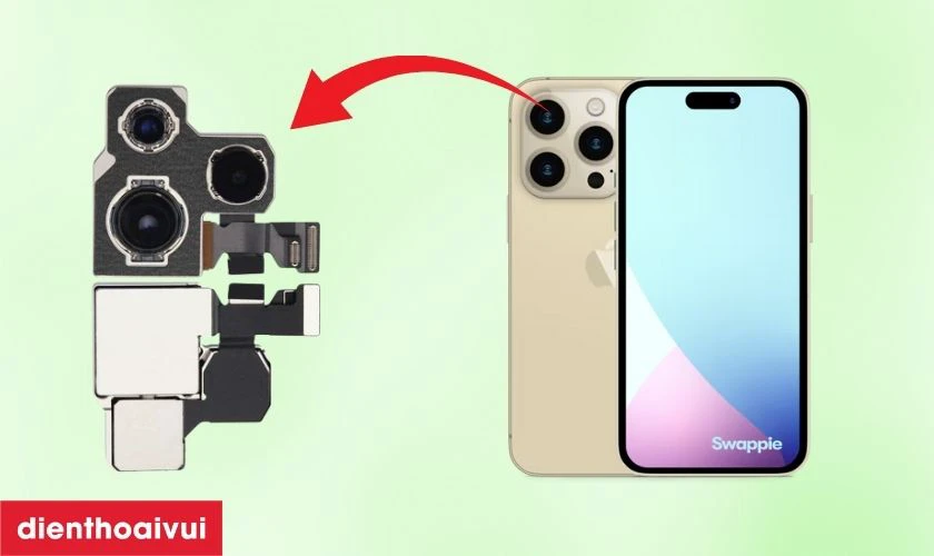 Thay camera sau iPhone 14 Pro ch&iacute;nh h&atilde;ng GENA l&agrave; g&igrave;?