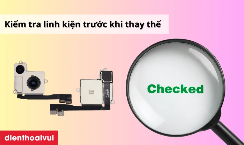 Những lưu &yacute; trước khi thay camera sau iPhone 15