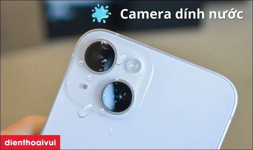 Camera sau d&iacute;nh nước hoặc ẩm ướt
