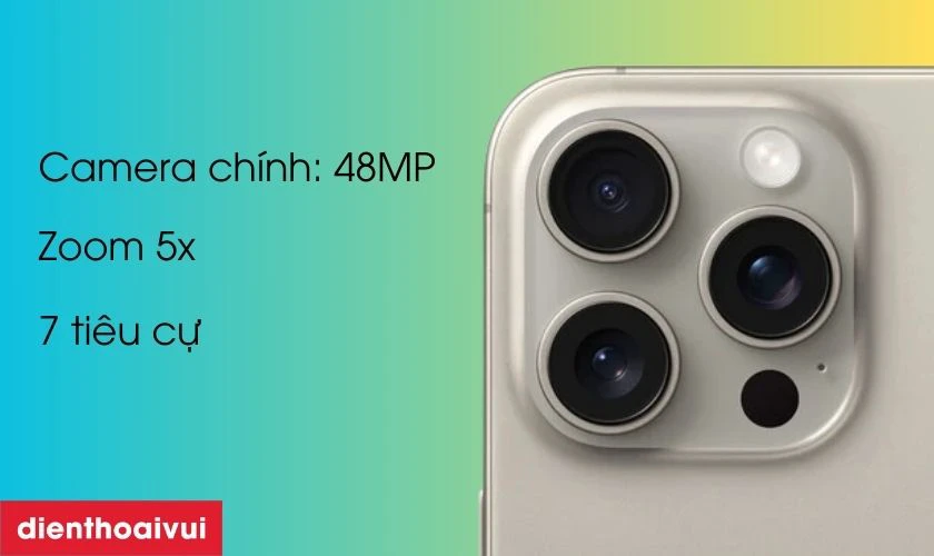 Đ&aacute;nh gi&aacute; về camera sau iPhone 15 Pro Max