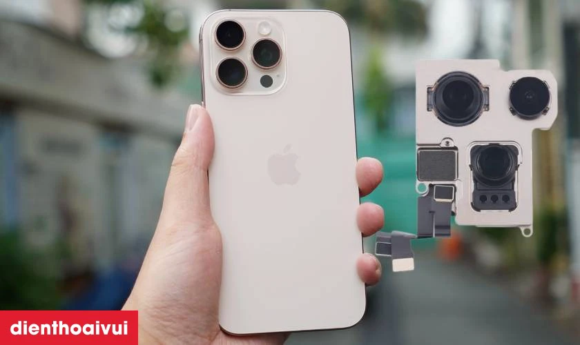 Những lưu &yacute; trước khi thay camera sau iPhone 16 Pro