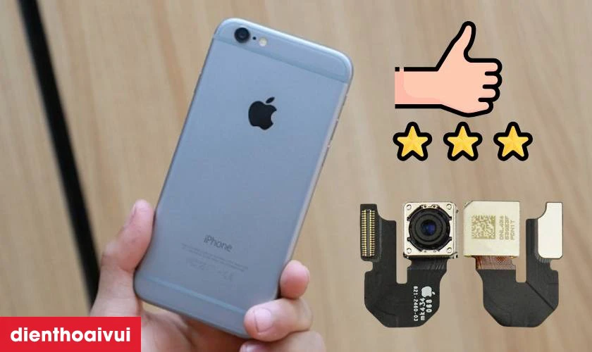 Có nên thay camera sau iPhone 6 chính hãng Hatech không