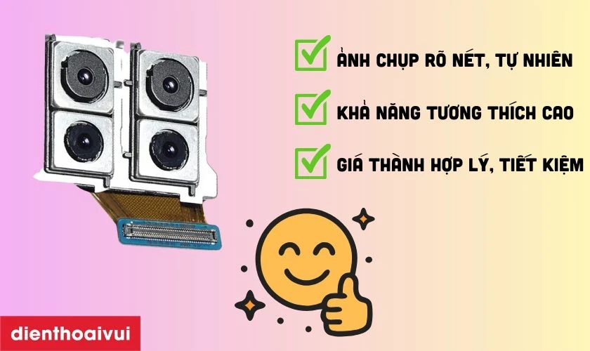 Ưu điểm khi thay camera sau Oppo chính hãng GENA