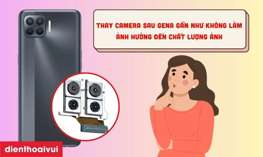 Thay camera sau Oppo A93 4G hãng GENA gần như không làm ảnh hưởng đến chất lượng ảnh