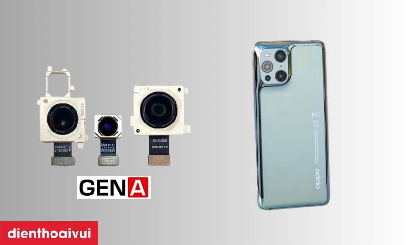 Thay camera sau Oppo Find X3 chính hãng GENA là gì?