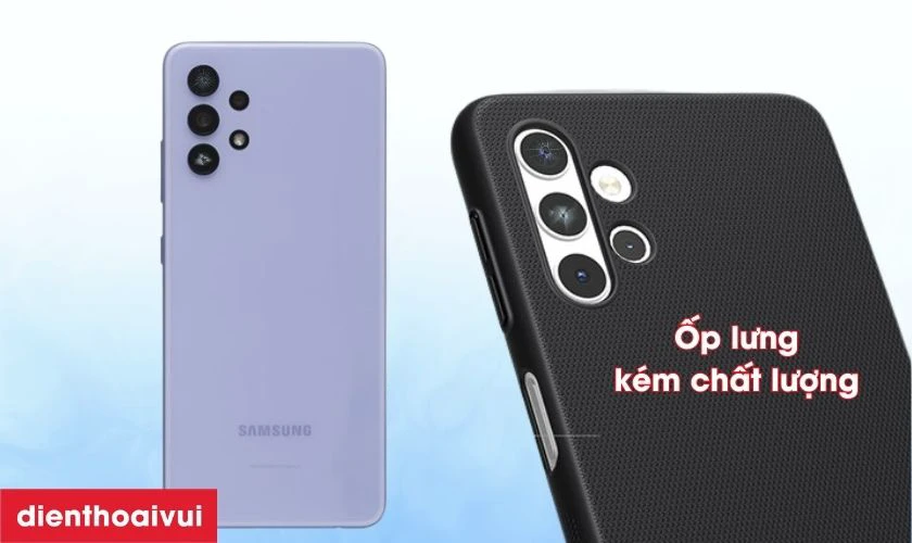 Nguy&ecirc;n nh&acirc;n khiến camera Samsung Galaxy A32 bị hư, lỗi