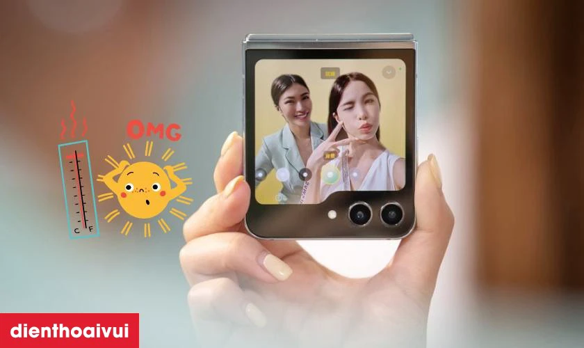 Camera n&oacute;ng l&ecirc;n bất thường khi sử dụng