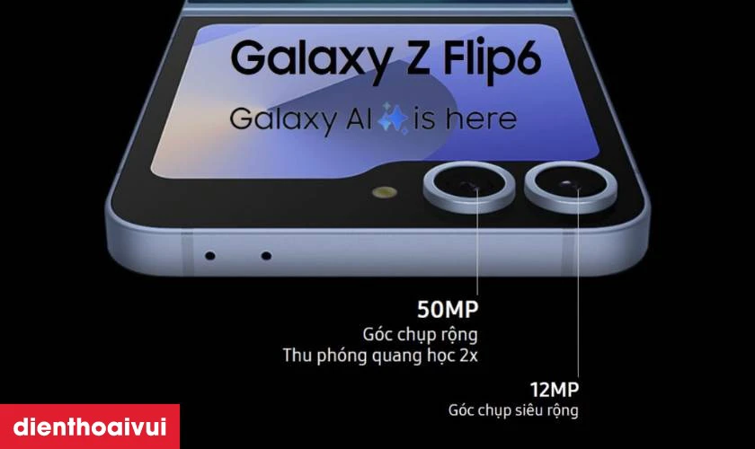 Tổng quan camera sau Samsung Galaxy Z Flip 6